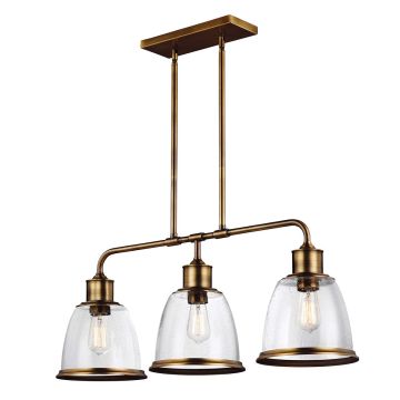 Feiss HOBSON FE-HOBSON-3P-AB Suspension lumineuse 3x75W/E27