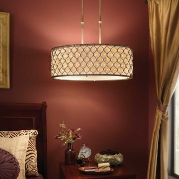 Feiss LUCIA FE-LUCIA-P-A Hanglamp 3x60W/E27