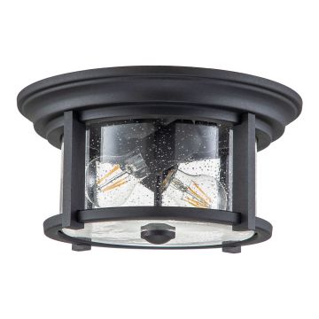 Feiss Merrill FE-MERRILL-F-BLK Plafondlamp 2x60W/E27 IP44