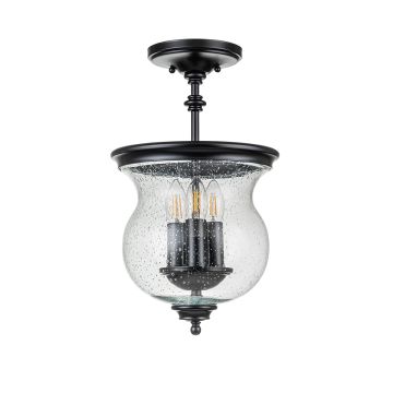 Feiss Pickering Lane FE-PICKERING-LANE-SF-BLK lampa sufitowa 3x40W/E14  