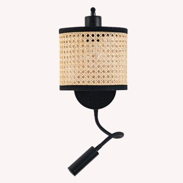 Zambelis WALL LIGHT 20355 Wandlamp 1x40W/E27+3w/LED 3000K 240lm IP20