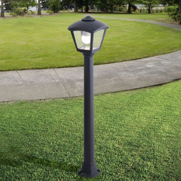Fumagalli Giaffa FMG-GIAFFA-ROBY-BLK Vloerlamp 1x23W/E27 2700K 800lm IP55
