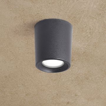 Fumagalli Livia FMG-LIVIA90-BLK Opbouwspot 1x6W/G9 4000K-2700K 366lm IP55