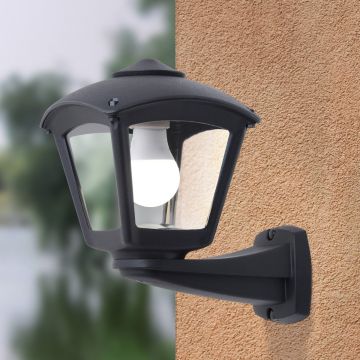 Fumagalli Nardo FMG-NARDO-ROBY-BLK Wandlamp 1x23W/E27 IP55