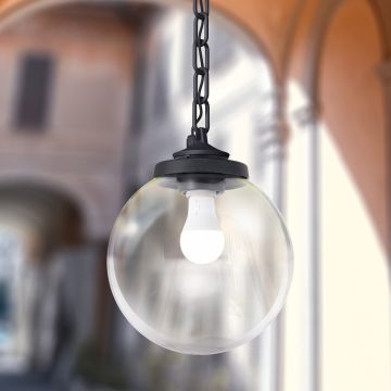 Fumagalli Sicar FMG-SICAR-GLOBE-BLK Hanglamp 1x23W/E27 IP55