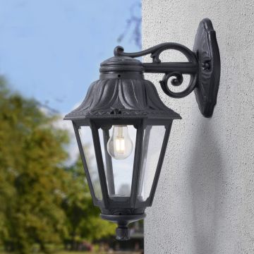 Fumagalli Bisso-Anna FMG-BISSO-ANNA-BLK Applique murale 1x23W/E27 IP55
