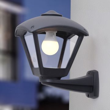 Fumagalli Nardo FMG-NARDO-DARIO-BLK Applique murale 1x23W/E27 IP55
