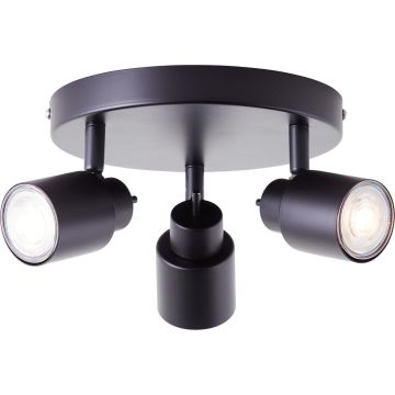 Brilliant Andres G74534/76 Lampe de plafond 3x10w/gu10 3000k 345lm IP20