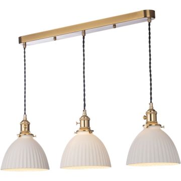 Dar Lighting Hadano HAD3640-09 Suspension lumineuse 3x40w/e14 ip20