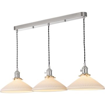 Dar Lighting Hadano HAD3661-10 Suspension lumineuse 3x40w/e14 ip20