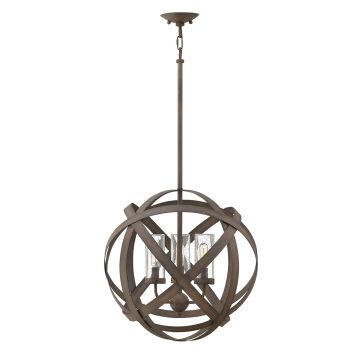 Hinkley Lighting CARSON HK-CARSON-3P Hanglamp 3x40W/E14 IP44