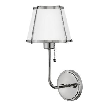 Hinkley Lighting Clarke HK-CLARKE1-PN-WH Wandlamp 1x40W/E27 IP20