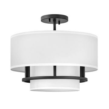 Hinkley Lighting Graham HK-GRAHAM-M-BK Plafondlamp 3x40 W/E14