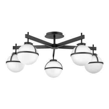 Hinkley Hollis HK-HOLLIS-5-O-BK lampa sufitowa 5x40W/E14  ip44