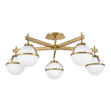Hinkley Hollis HK-HOLLIS-5-O-HB lampa sufitowa 5x40W/E14  ip44