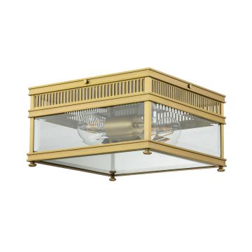 Elstead Lighting Holborn HOLBORN-F-BB Plafondlamp 2x60 W/E27 ip44
