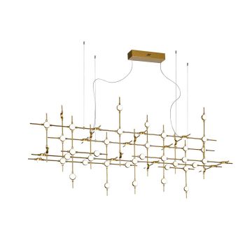 Italux PROVENZA MD18001067-55A GD Hanglamp 55x132W/LED 3000K 9133LM IP20