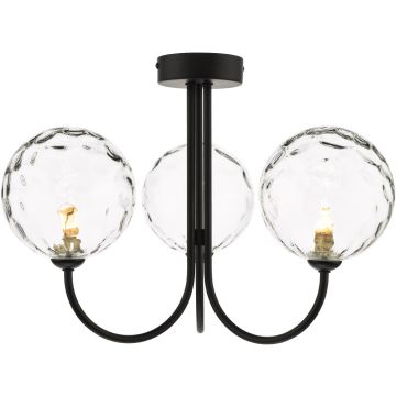 Dar Lighting Jared JAR0322-12 Plafondlamp 3x40w/g9 ip20