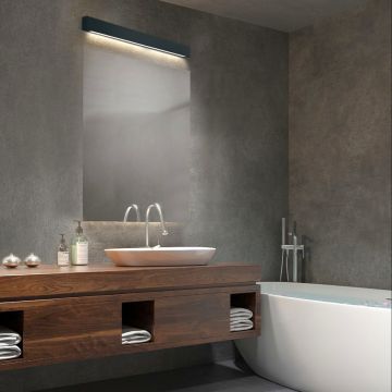 Light Prestige Ibros GS-LWA-12W BK CCT Wandlamp 1x12W/LED 3000K|4000K|6000K 1700 lm IP44
