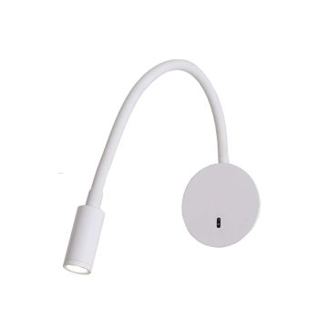Light Prestige Senise LP-2021/1W WH Wandlamp 1x3W/LED 3000K IP20