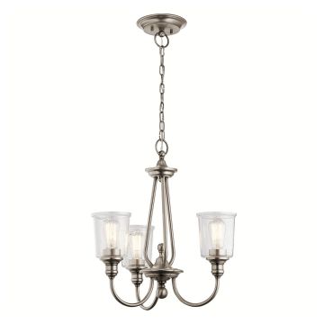 Elstead Lighting WAVERLY KL-WAVERLY3-CLP Kroonluchter 3x60W/E27