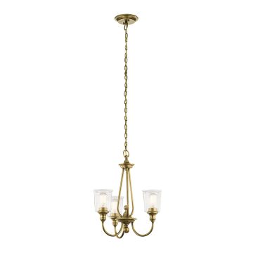 Elstead Lighting WAVERLY KL-WAVERLY3-NBR Kroonluchter 3x60W/E27