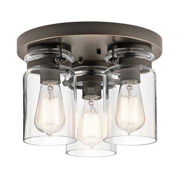 Kichler BRINLEY KL-BRINLEY-F-OZ Plafondlamp 3x60W/E27