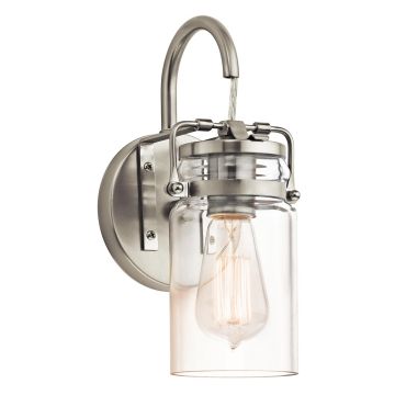 Kichler BRINLEY KL-BRINLEY1-NI Wandlamp 1x60W/E27