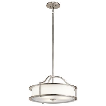 Kichler EMORY KL-EMORY-P-S-CLP Hanglamp 3x60W/E27
