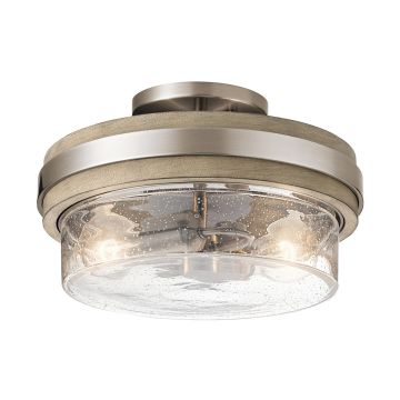 Kichler Grand Bank KL-GRAND-BANK-SF Plafonnier 2x60W/E27 IP20