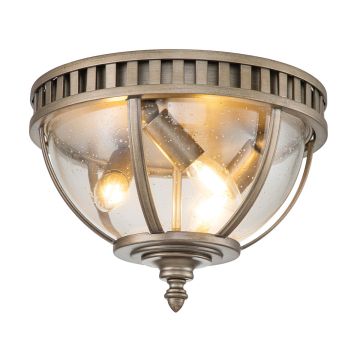 Kichler Halleron KL-HALLERON-F-BU Plafonnier 3x40W/E14 IP44