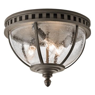 Kichler HALLERON KL-HALLERON-F Plafondlamp 3x40W/E14 IP44