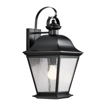Kichler Mount Vernon KL-MOUNT-VERNON2-L-BK Wandlamp 1x60W/E27 ip44