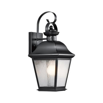 Kichler Mount Vernon KL-MOUNT-VERNON2-M-BK Wandlamp 1x60W/E27 ip44