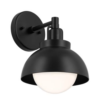 Kichler Niva KL-NIVA-1W-1P-BK Wandlamp 1x40W/E27 IP20
