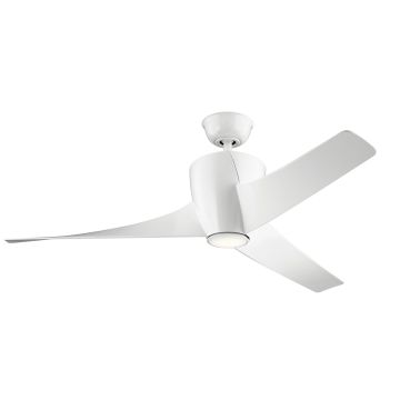 Kichler Phree KLF-PHREE-56-WHT Ventilateur 1x10W/LED 3000K 1116 lm IP20