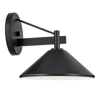 Kichler Ripley KL-RIPLEY2-M-BK Wandlamp 8W/LED 3100K 813lm ip44