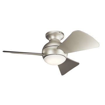 Kichler Sola KLF-SOLA-34-BN Ventilateur 1x10W/LED 3000K 1116 lm IP23
