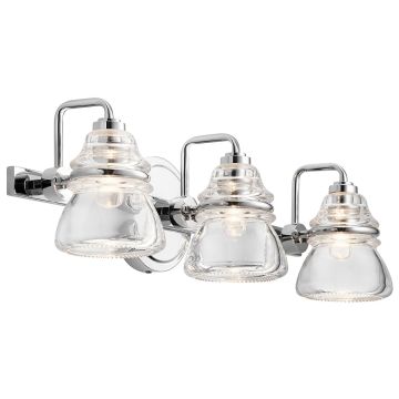 Kichler Talland KL-TALLAND3-PC-BATH Wandlamp 3x3.5W/G9 IP44