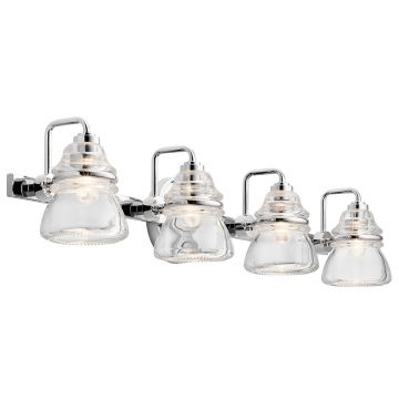Kichler Talland KL-TALLAND4-PC-BATH Applique murale 4x3.5W/G9 IP44