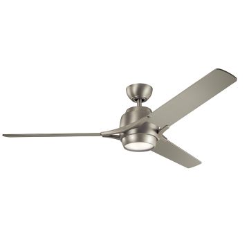 Kichler Zeus KLF-ZEUS-60-BN Ventilateur 1x10W/LED 3000K 1116 lm IP20