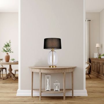 Light Prestige Amur LP-919/1T transparent Lampe de table 1x60W/E27 IP20