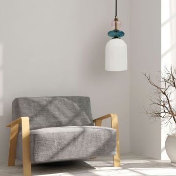 Light Prestige Tropea LP-2004/1P M WH Hanglamp 1x60W/E27 IP20