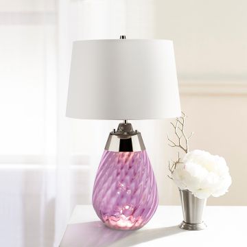 Elstead Lighting LENA SMALL LENA-TL-S-PLUM-OWSS Lampe de table 1X7W/GU10+1x60W/E27