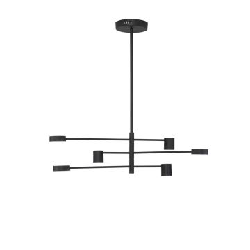 Nova Luce NORDIK 9080121 Lampe de plafond 6x28W/led 3000k IP20 6x594lm