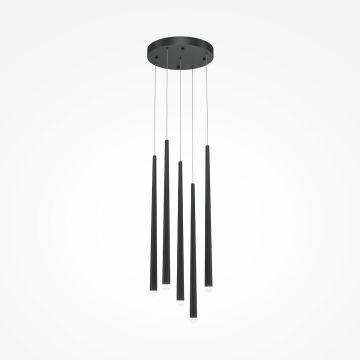 Maytoni CASCADE MOD132PL-L28BK2 Suspension lumineuse 5x30W/LED 4000K 2300LM IP20