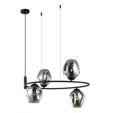 Italux ROXANE MDM-4046-4 BK+SG Suspension lumineuse 4x40W/E27 IP20