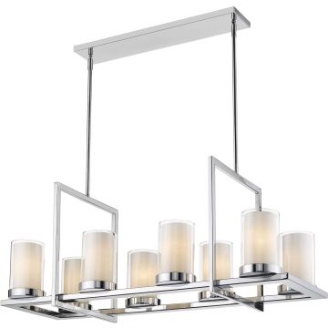 Cosmolight MIAMI P08018CH Hanglamp 8x40W/E27