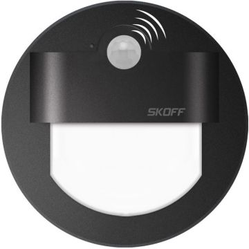 Skoff RUEDA PIR Rueda LED PIR 120° Lampe d'escalier encastrée