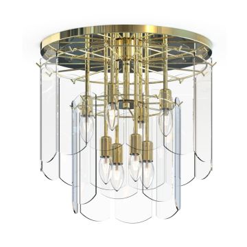 Zuma Line NIRA MX3523-8M-EGN Plafondlamp 8x40W/E14 IP20